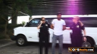 Black dude gets hidden to get his cock sexually used by cops