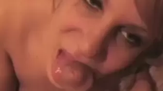 Amatuer Red-Head MILF Giving a Sloppy Oral Sex Enjoying