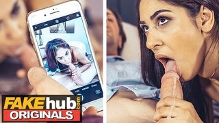 FAKEhub - Indian Desi sweet ex-wife filmed taking cheating husbands fat wang in her hairy cunt by cuck-old