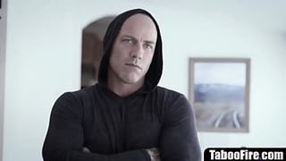 Agoraphobic MILF plowed hard by house intruder