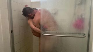 Doctor Gets Rammed in the Shower by Muscular Hung Husband