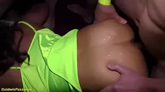 tight milf butt destroyed in group-sex party
