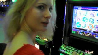 Cute German Girl Lost Bet in the Casino and get Fucked with Facial