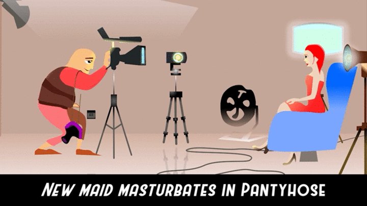 The new MILF maid Pantyhose Masturbation