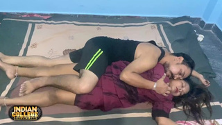 Older Indian With Massive Belly Having Sex On Floor In Rented Room
