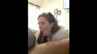 Nikki Belle lovingly blowing and fucking her bull