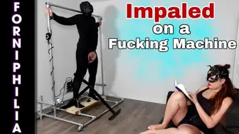 Hard Rough Anal Fucking Machine Pegging Bondage for Slave While I Relax! BDSM Femdom Real Amatuer