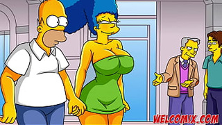 The hottest MILF in town! The Simptoons, Simpsons anime