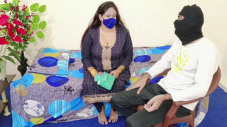 Indian Monstrous Boobs Maid Fuck For Money With Her Attractive Boss