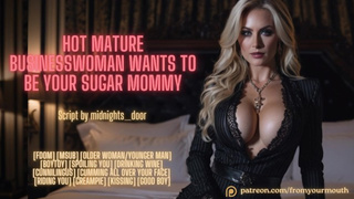 Charming Older Businesswoman Wants To Be Your Sugar Mommy ❘ ASMR Audio Roleplay
