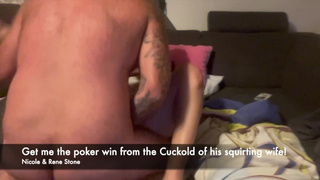 Get me the poker win from the Cuck-old of his squirting wifey! Watch more squirtattack's on ONLYFANS