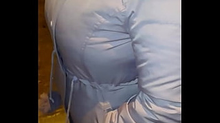 I HARASS AND OFFER MONEY TO A OLDER VENEZUELAN MILF WITH A GIGANTIC BUTT IN RED THREAD TO FUCK PART two