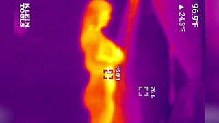 Sex and a shower caught on thermal cameras
