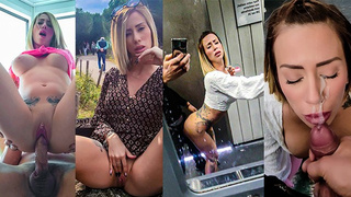 Littleangel84 - Mon vlog hard à Cannes ! Exhibs et baises publiques !