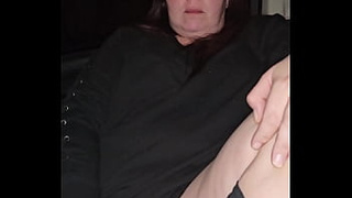Milf orgasm in front seat of truck