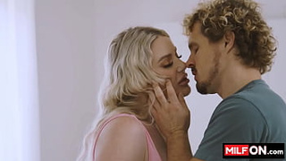 Busty blonde seduces partner with her amazing natural massive boobies - Jenna Starr, Robby Echo