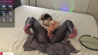 MILF BLONDEHOTTIEK CHATURBATE PANTYHOSE UNDER CATSUIT FOOTJOB DILDO FUCK CANT STOP SQUIRTING 23-06-two