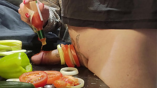 Extreme meat and urethral torment in the kitchen! Cooking dong two. Episode one three.