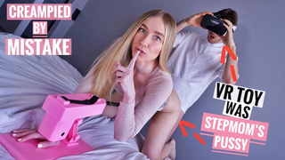 VR SKANK or STEPMOM? She TRICKED ME INTO BARE CREAM PIE! (CAUGHT ON WEBCAM)