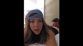 Amateur homemade fucks prick, gets rounded, and creampied on cellphone film