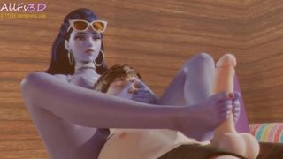 Widowmaker and Mercy - Footboy Humiliation