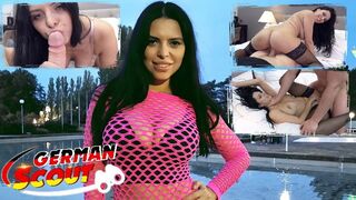 GERMAN SCOUT - REAL PORNSTAR KIRA QUEEN - PICKUP ROUGH CHOKE IN BERLIN - HUGE NATURAL HANGING BREASTS