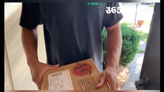 Package Delivery Driver Gets Lucky & Mounts Cops Ex-Wife (Married Cheating Blonde Old MILF wants BBC)