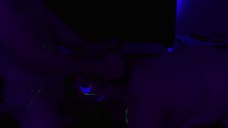 BIG BODIED WOMAN Ex-Wife Shared Blacklight + Bodypaint (FANS GET FULL SEX TAPE)