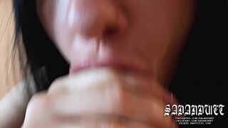 AMAZING ORAL SEX & DEEPTHROAT, LOUD SWALLOWING & LICKING SOUND, BABE FROM TINDER FUCKING ON FIRST DATE, CUM-SHOT IN MOUTH, THROBBING & PULSATING ORAL CREAM-PIE, SLOPPY & WET & MESSY ORAL, SUPER CLOSE UP, SPERM SWALLOW, CHEATED ON HER BF