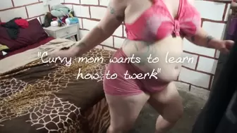 FAT WOMAN Mom Learning how to Twerk got Slapped and Banged Hard (trailer)